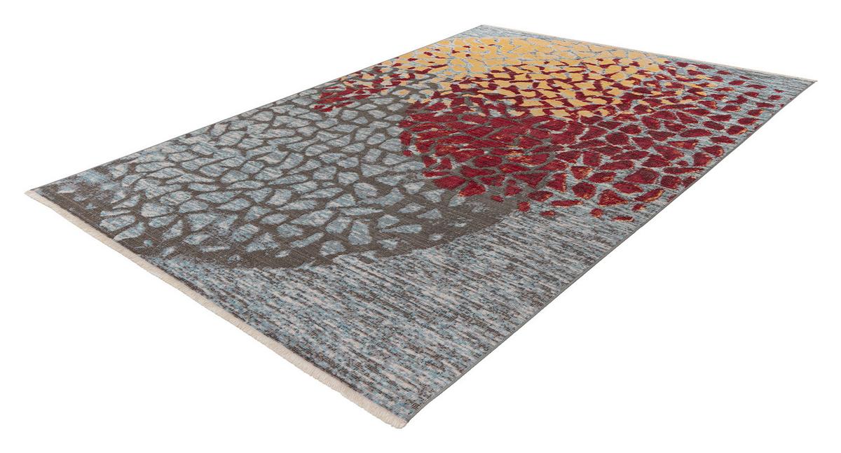 Flachwebeteppich Dilan 400 - Rot/Multicolor, Konventionell, Textil (120/170cm) - Kayoom