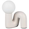 BORDSLAMPA LISA - grå, Modern, glas/keramik (16,5/15/21,5cm) - Mömax