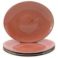 Set Krožnikov Za Zrezke Umbra, 4-Delni - opečnato rjava, Basics, keramika (30,5/26cm) - Creatable