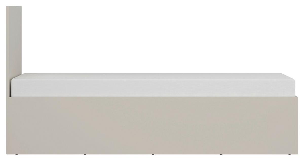 Krevet Fano - kašmir/crna, Moderno, drvni materijal/plastika (90/200cm) - Modern Living