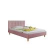 Polsterbett Kenny Rosa ca. 100x200 cm - Rosa/Naturfarben, MODERN, Holz/Textil (100/200cm) - Livetastic