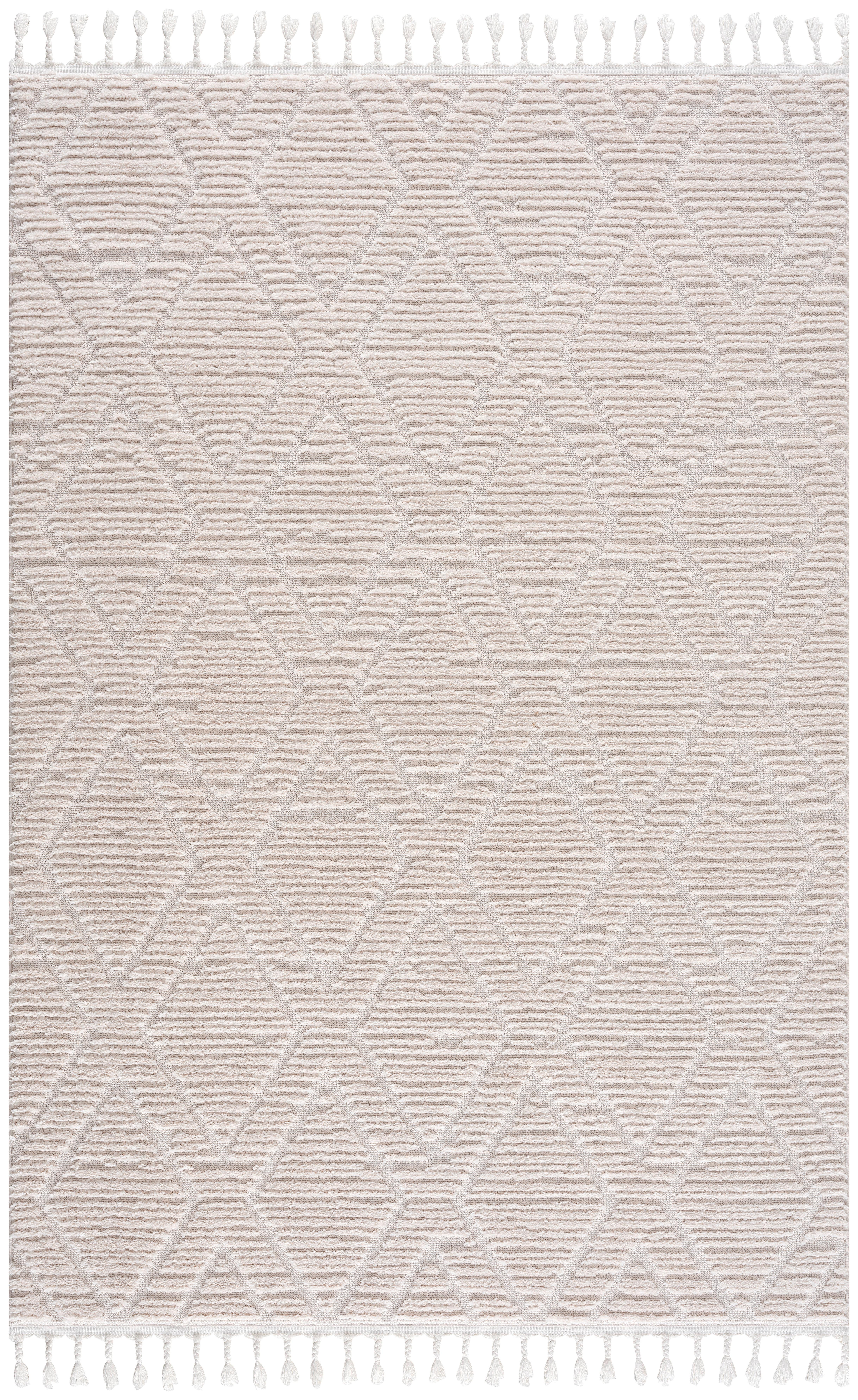 Szőtt Szőnyeg Kb. 80x150cm Giulia 1 - fehér, Modern, textil (80/150cm) - Bessagi Home