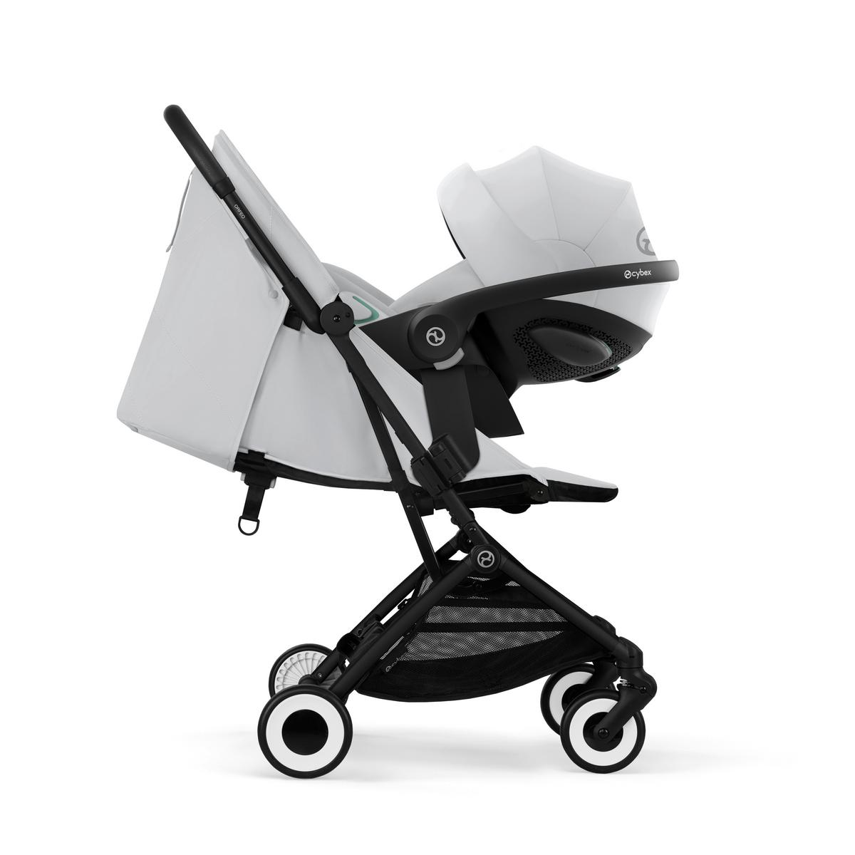 WÓZEK SPACEROWY ORFEO BLK - jasnoszary/czarny, Basics (77/52/102cm) - cybex GOLD