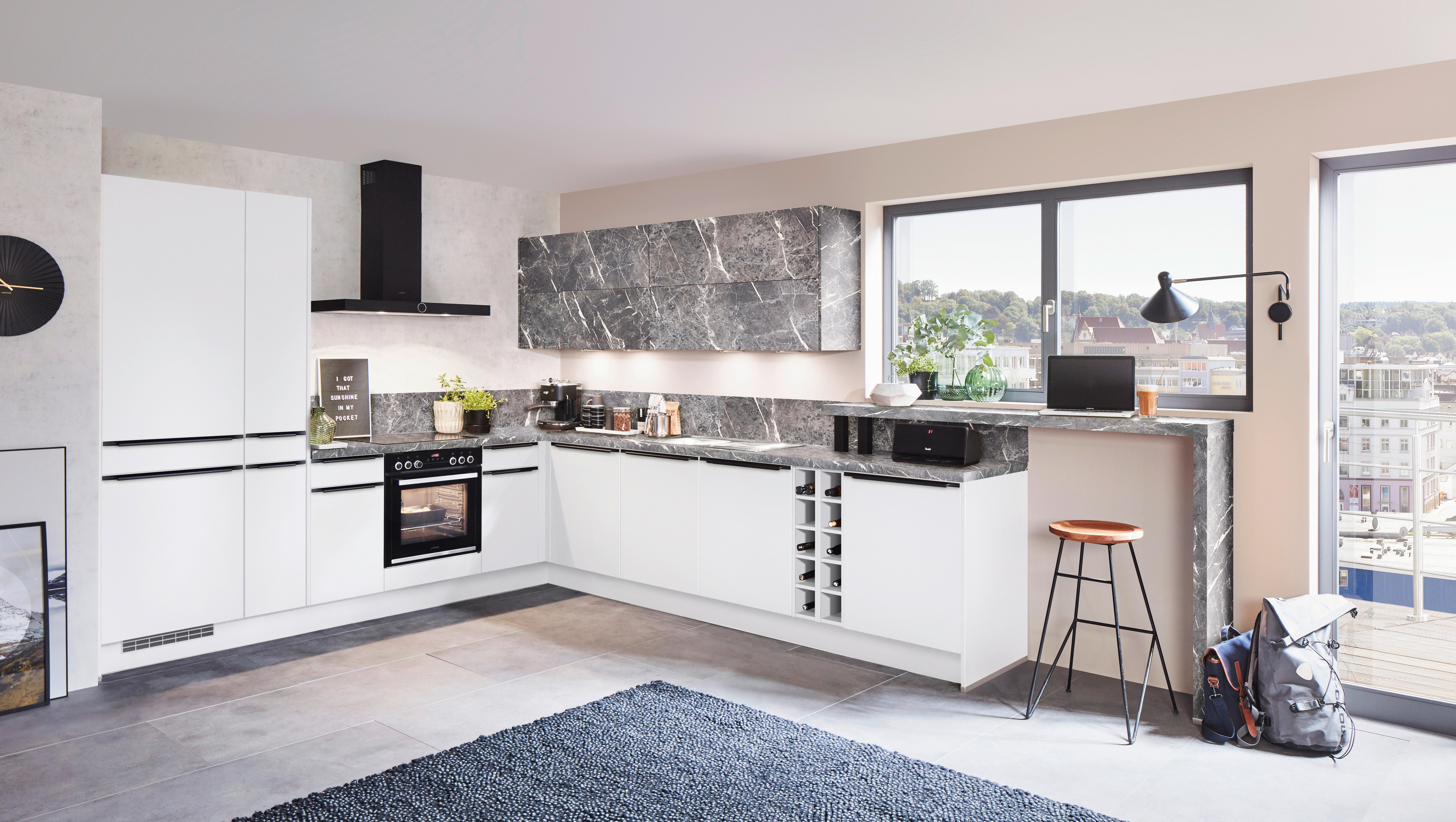 ECKKÜCHE EASYTOUCH - Modern (296/340cm) - Nobilia