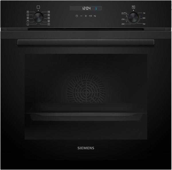 Einbaubackofen HB237GBB3 Schwarz - Schwarz, MODERN, Glas/Metall (59,4/59,5/54,8cm) - Siemens