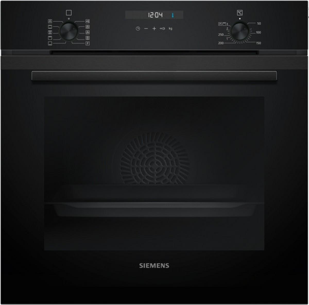 Einbaubackofen HB237GBB3 Schwarz - Schwarz, MODERN, Glas/Metall (59,4/59,5/54,8cm) - Siemens