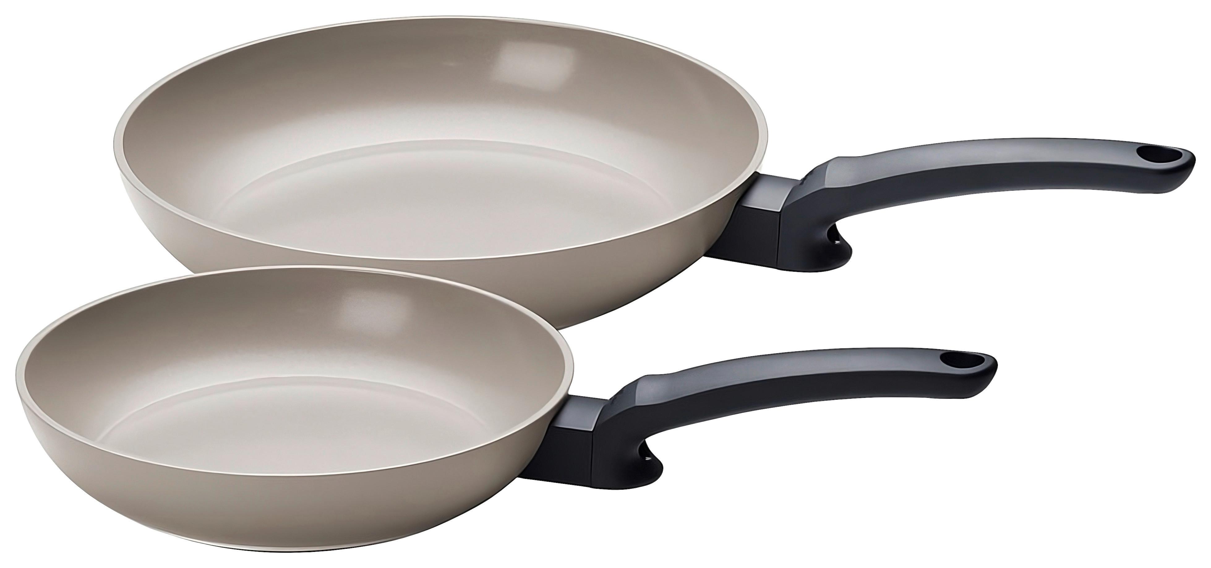 ZESTAW PATELNI 112-002-02-100/0 FISSLER - szary, Basics, metal (24 / 28cm) - Fissler