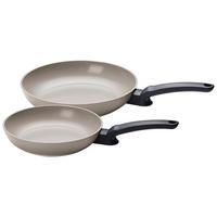ZESTAW PATELNI 112-002-02-100/0 FISSLER - szary, Basics, metal (24 / 28cm) - Fissler