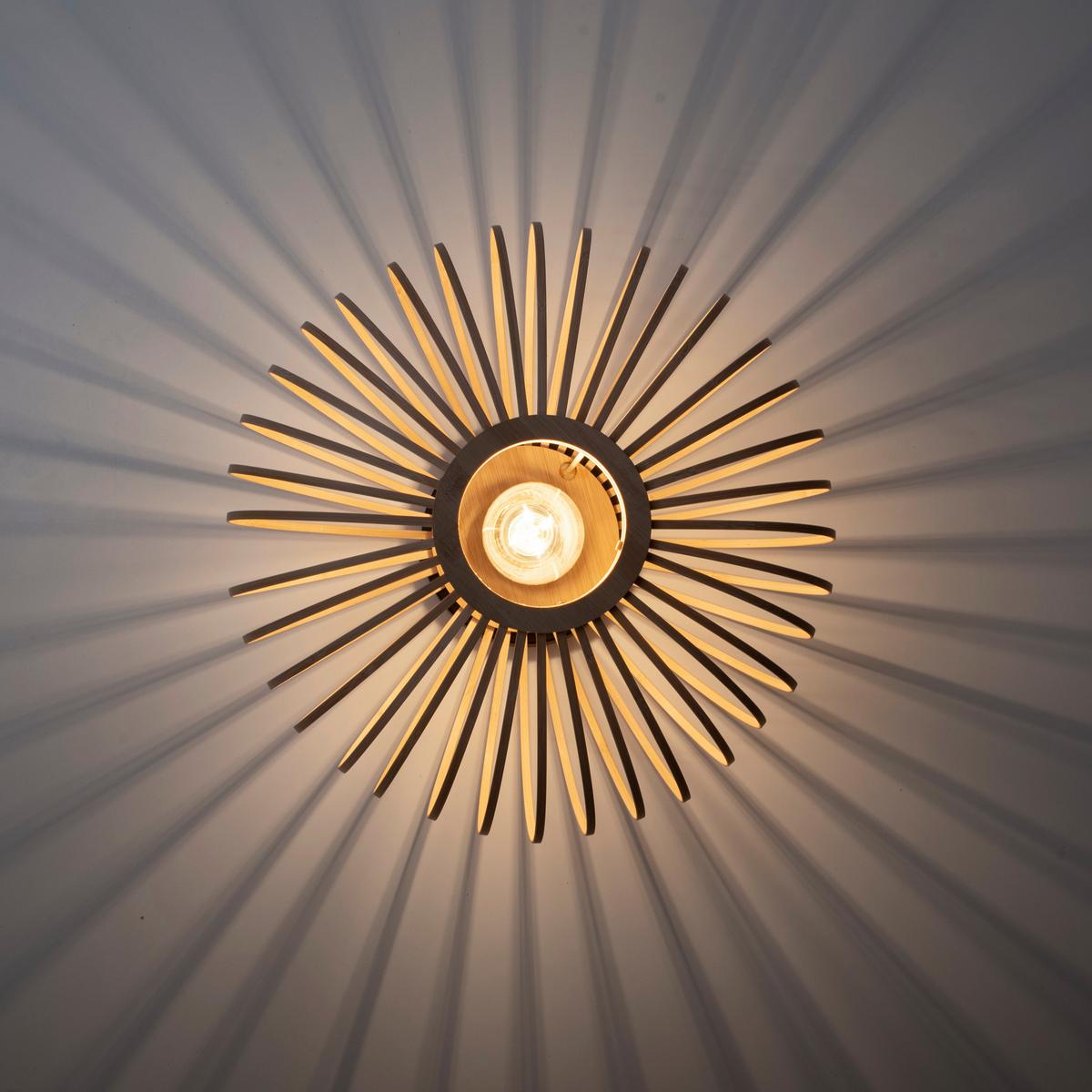 LAMPA SUFITOWA RACOON - tworzywo sztuczne/metal (40/40/23cm)