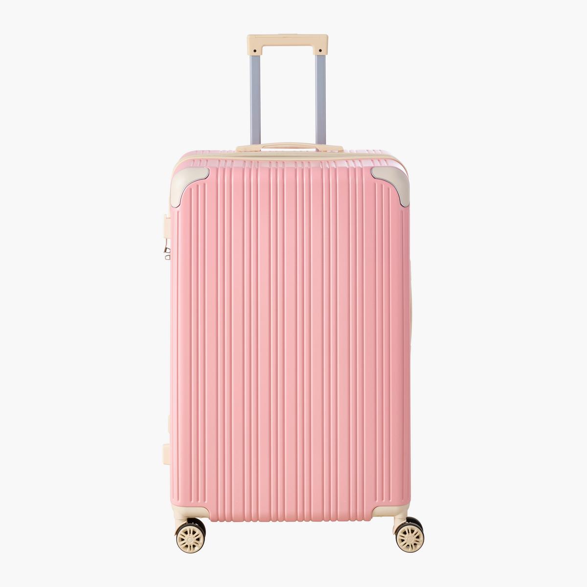 Reisekofferset Madeira Rosa, 3-teilig - Pink, KONVENTIONELL, Kunststoff/Textil - Mömax