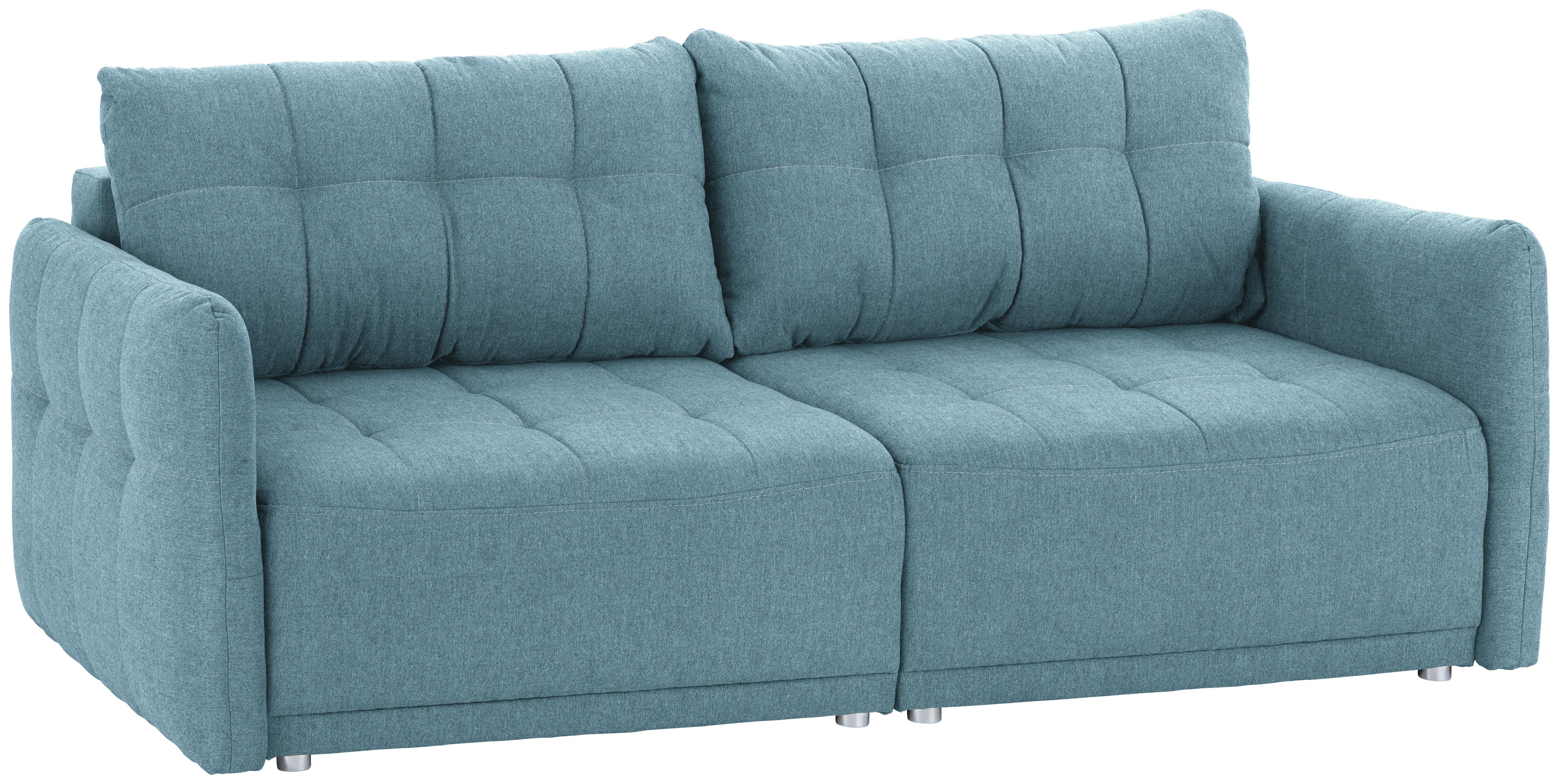 Kanapéágy Modena - kék, Natur, textil (223/92/107cm) - Mömax