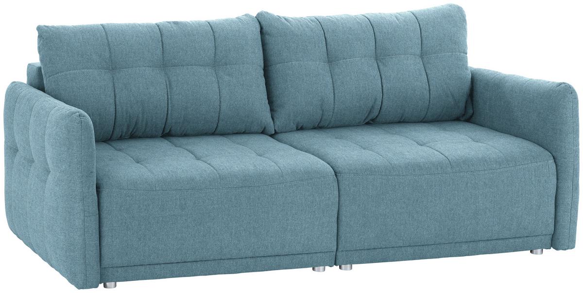 Kanapéágy Modena - kék, Natur, textil (223/92/107cm) - Mömax