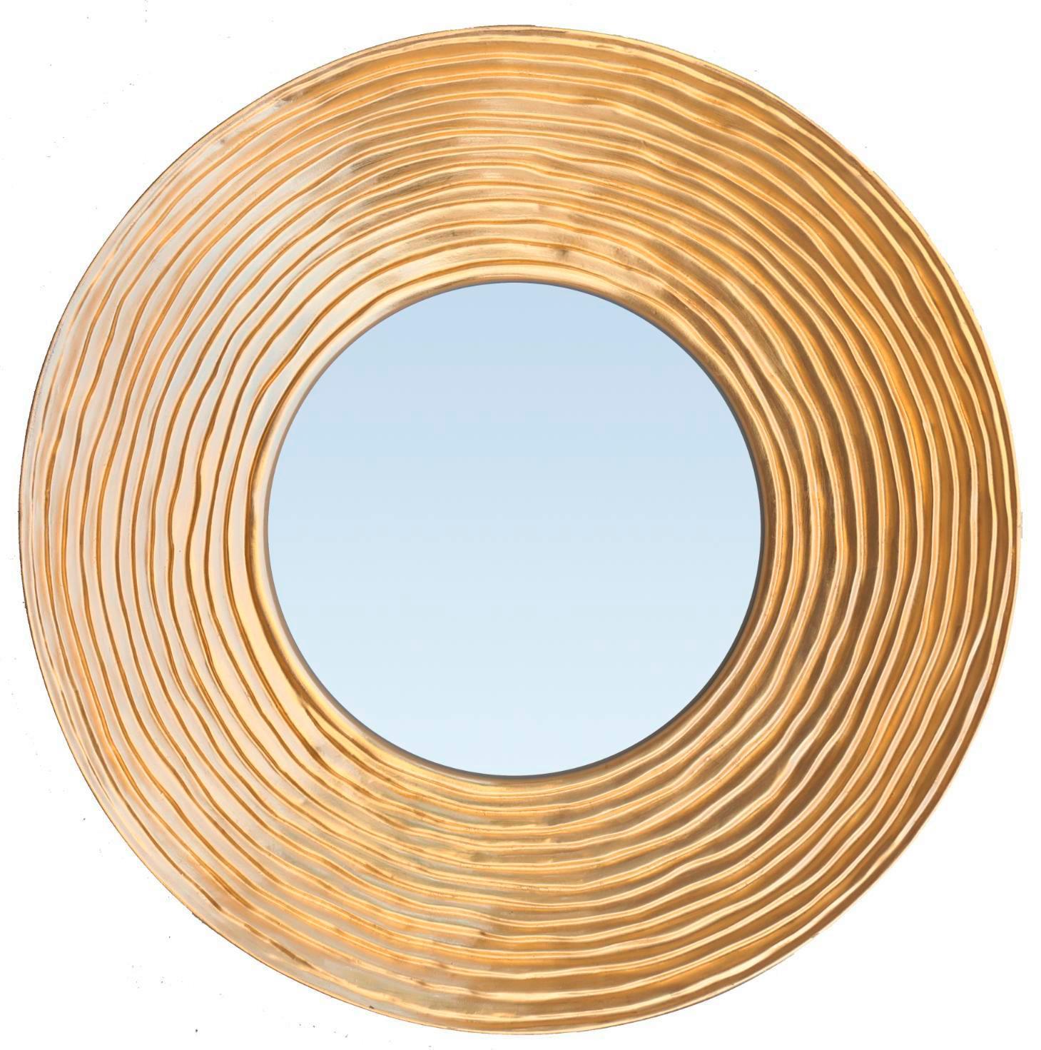 LUSTRO ŚCIENNE 92470 GLAM LIVING - złoty, Design, szkło (80/80/5,5cm) - Cor Mulder