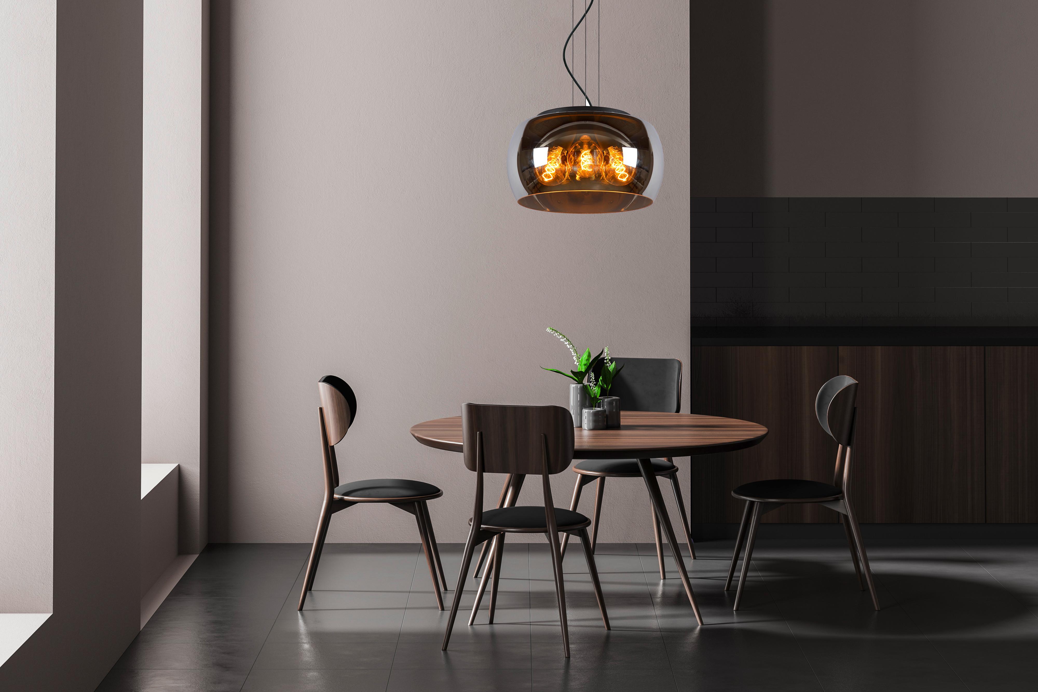 LAMPA ZWIESZANA 45401/40/65 OLIVIA - Design (40/40/156cm) - Lucide