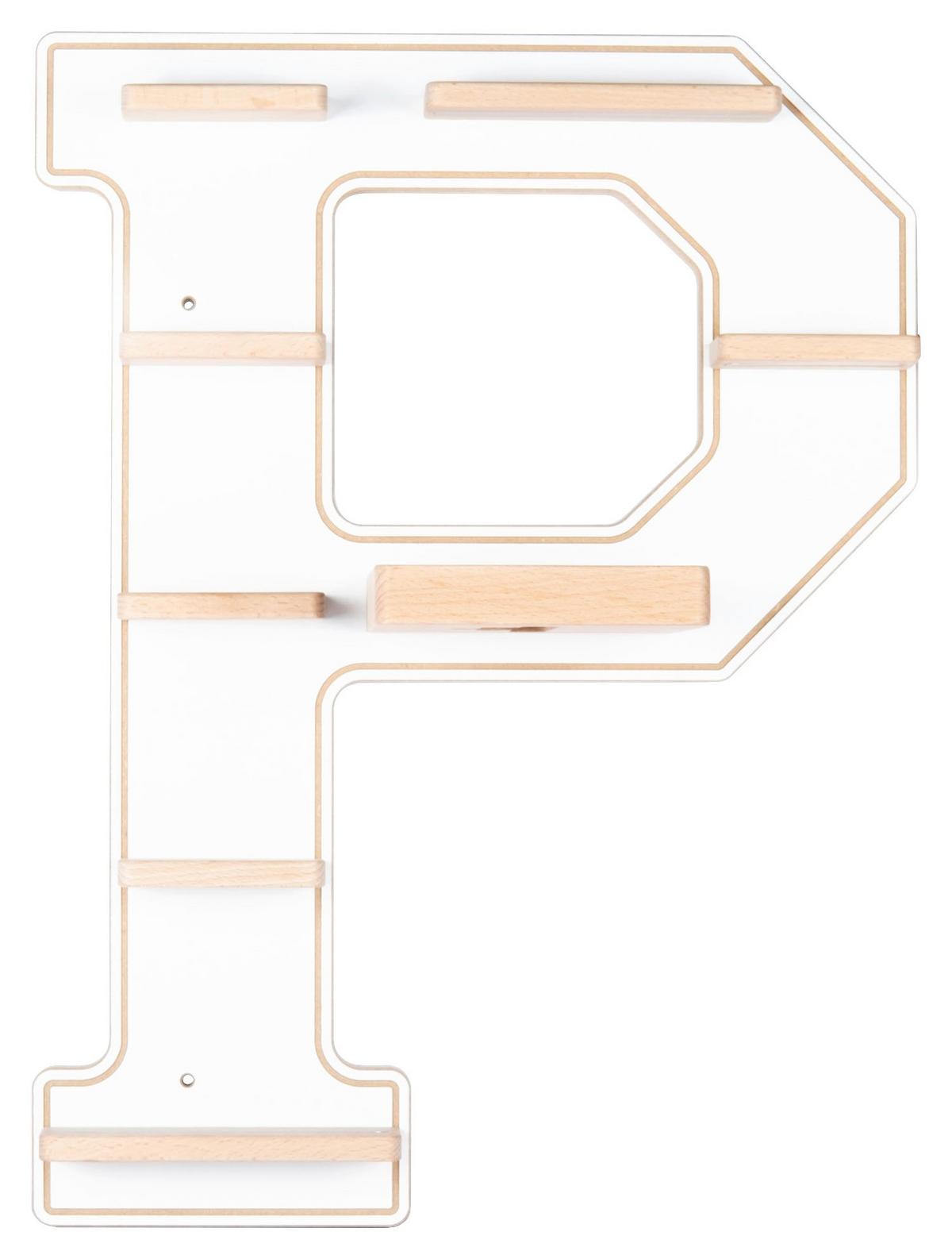 Otroška Polica Boarti, Bela - bela, Moderno, leseni material (40/54/19cm) - MID.YOU