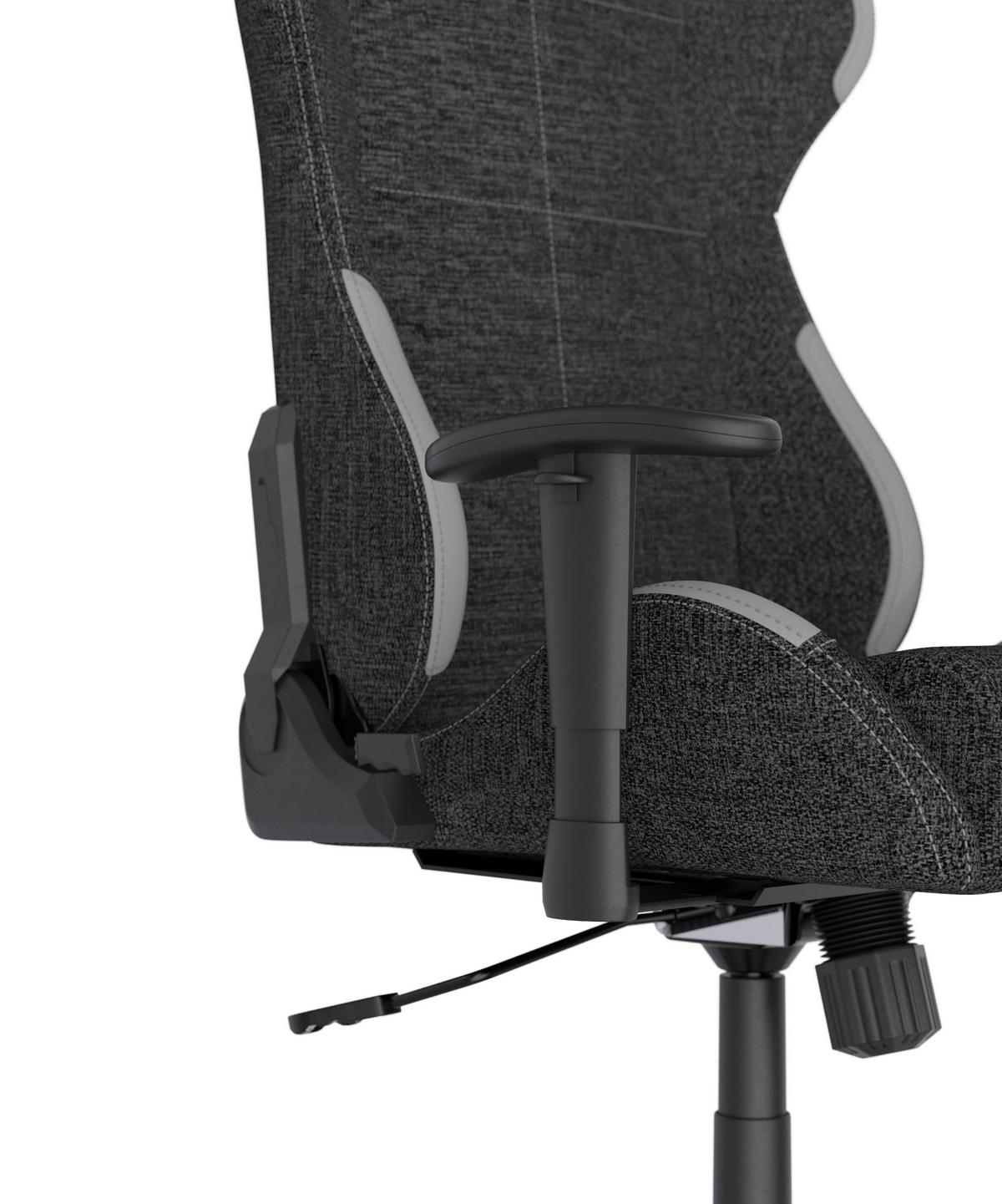 Gamingstuhl Formula Grau/ Schwarz - Schwarz/Grau, KONVENTIONELL, Kunststoff/Textil (70/129/70cm) - Dxracer