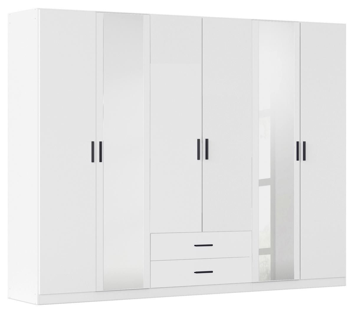 DULAP USI ROTATIVE DESPINA - alb, Konventionell, material pe bază de lemn (271/210/54cm)