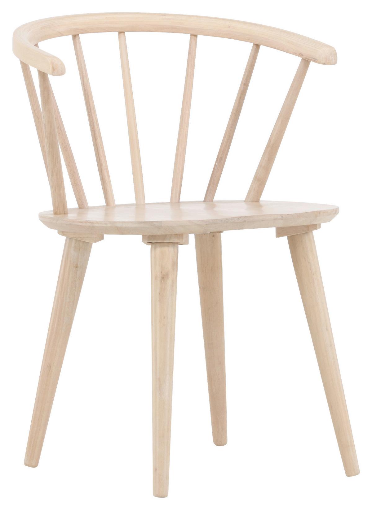 STUHL-SET BOBBY - Weiß, Design, Holz (55/75/53cm) - Livetastic