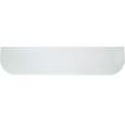 Wandregal Glas Gerundet Weiß - Opal, Glas (15/60/0,6cm) - Mömax modern living Wandregal Glas Gerundet Weiß - Opal, Glas (15/60/0,6cm) - Mömax modern living