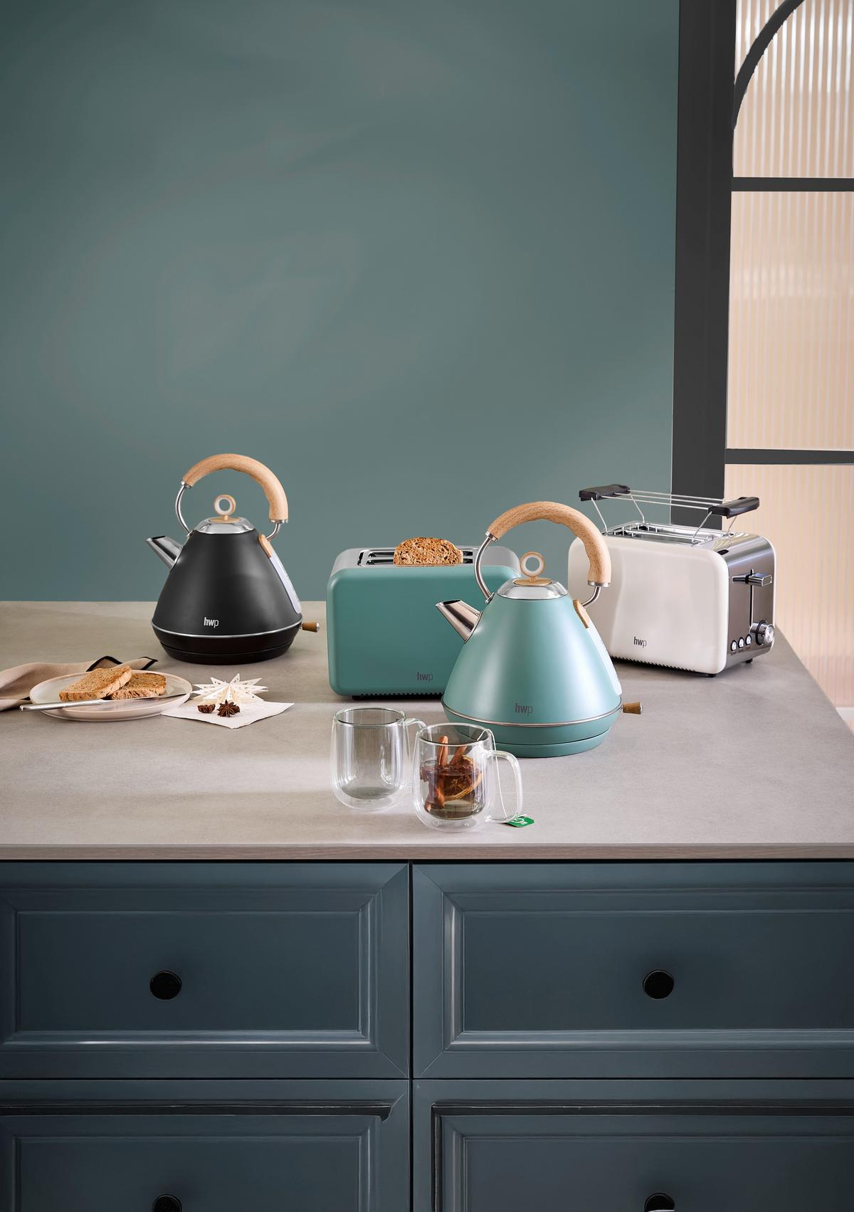 CZAJNIK ELEKTRYCZNY SWK-1115 - kremowy, Basics, tworzywo sztuczne/metal (25/22,5/29,7cm) - Homeware Profession.