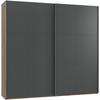 Ormar S Kliznim Vratima Level 36 A - boje grafita/boje hrasta, Moderno, drvni materijal (250/236/65cm) - Modern Living