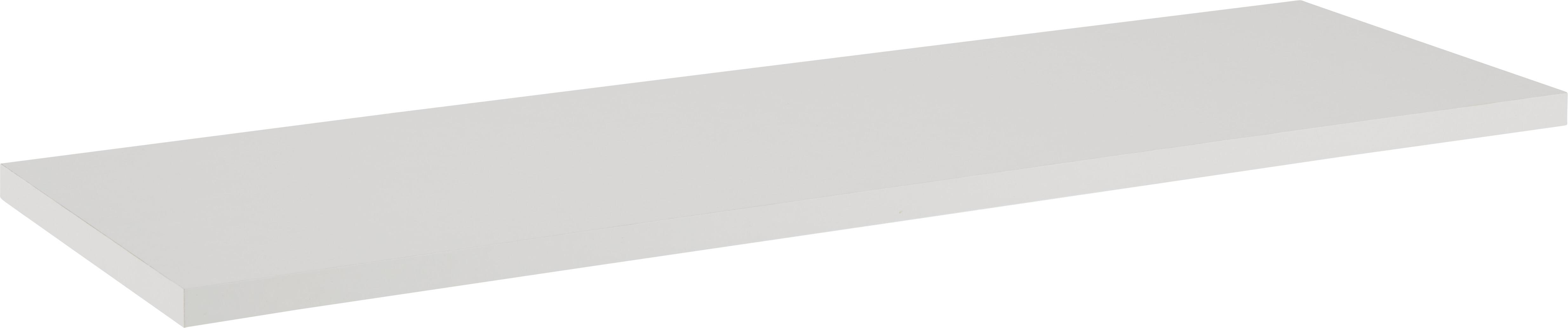 VÄGGHYLLA BIGG -SB- - vit, trä (80/1,6/25cm) - Mömax