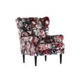 Ohrensessel mit Blumenmotiv - Multicolor/Schwarz, ROMANTIK / LANDHAUS, Textil (82/95/48/85cm) - Premium Living Ohrensessel mit Blumenmotiv - Multicolor/Schwarz, ROMANTIK / LANDHAUS, Textil (82/95/48/85cm) - Premium Living