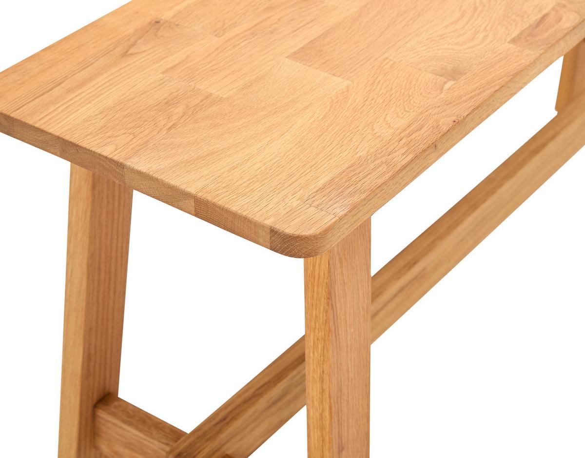 ŁAWKA SITZBANK - kolor dębowy, Design, drewno (100/45/29cm) - MID.YOU