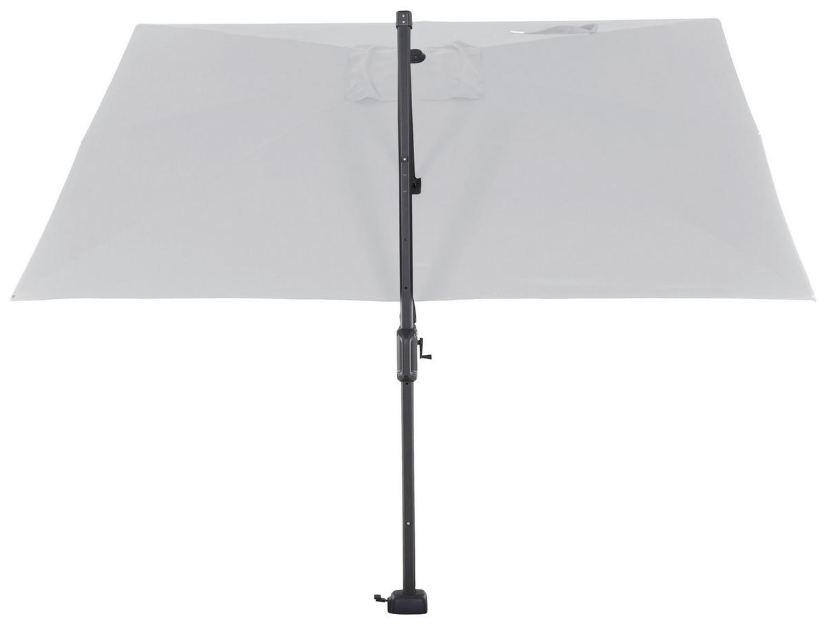 Ampelschirm Sunset N+ BHT 350x 252x260 cm Anthrazit/Grau - Anthrazit/Grau, KONVENTIONELL, Textil/Metall (350/260cm) - Siena Garden