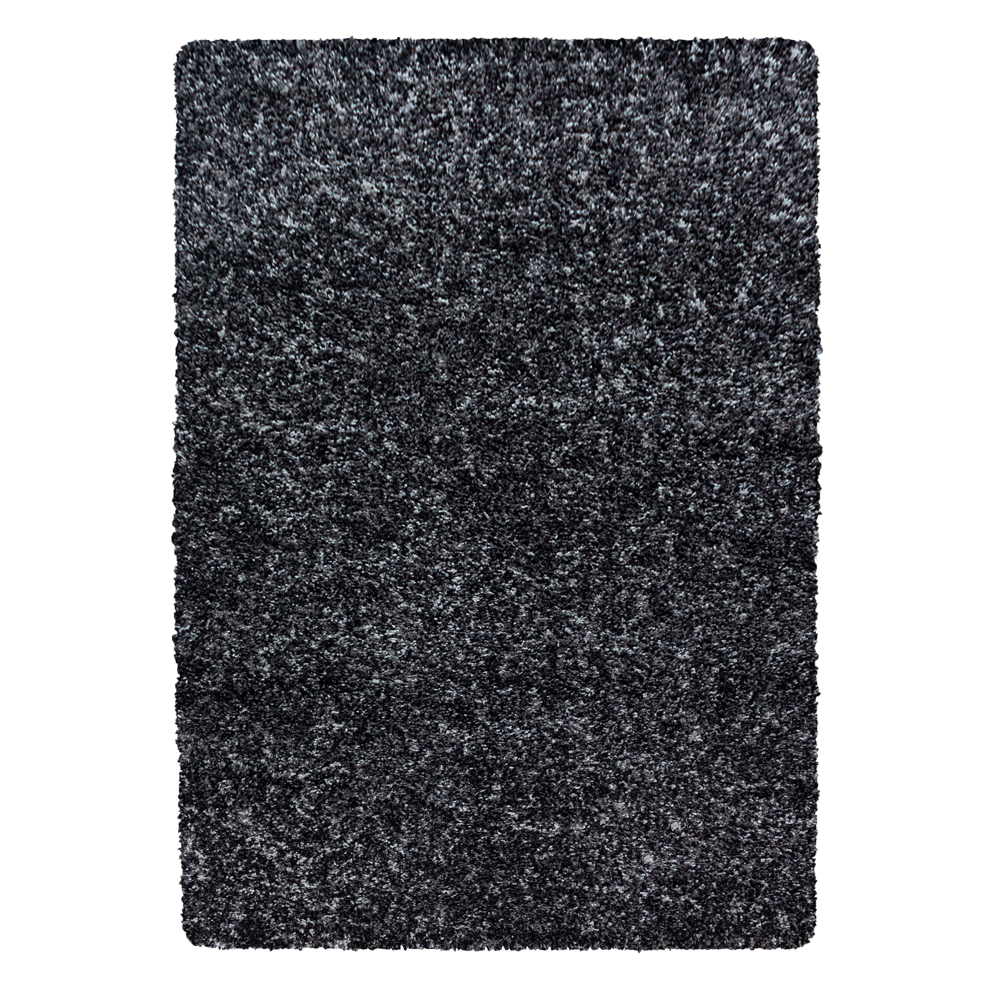 Hochflorteppich Enjoy Anthrazit ca. 280x370cm - Anthrazit, KONVENTIONELL, Textil (280/370cm) - Novel