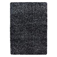 Hochflorteppich Enjoy Anthrazit ca. 240x340cm - Anthrazit, KONVENTIONELL, Textil (240/340cm) - Novel