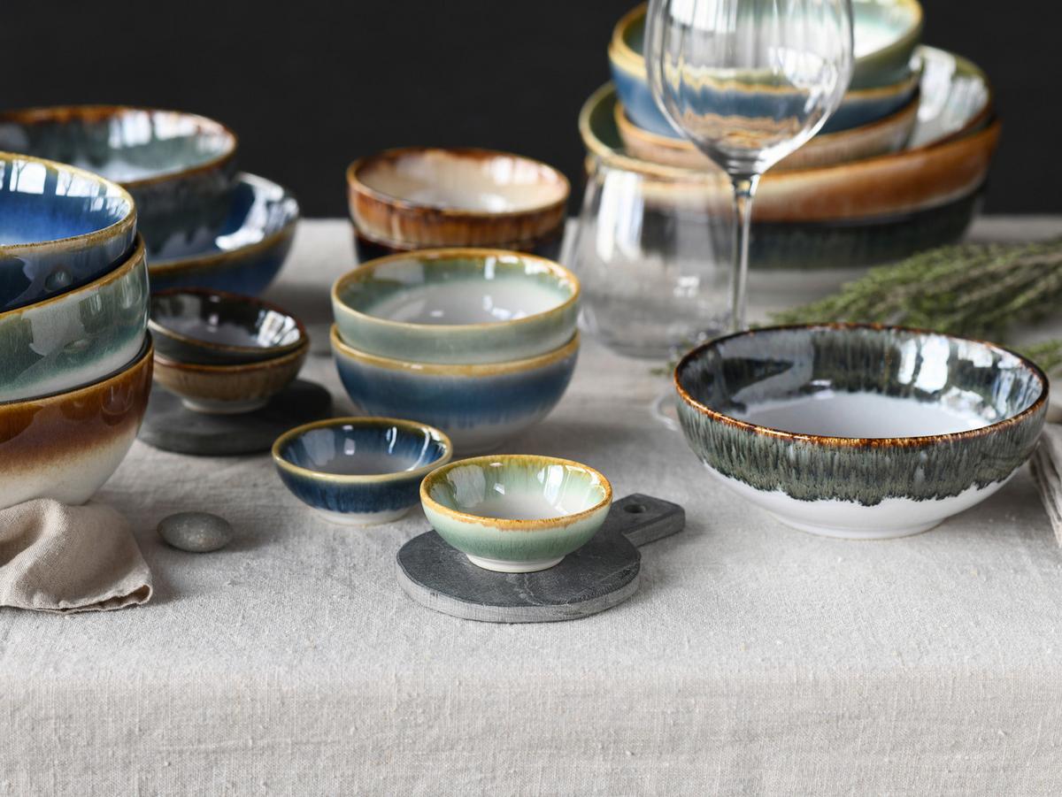 Set Posod Cascade Bunt, 12-Delni - večbarvno, Basics, keramika - Creatable