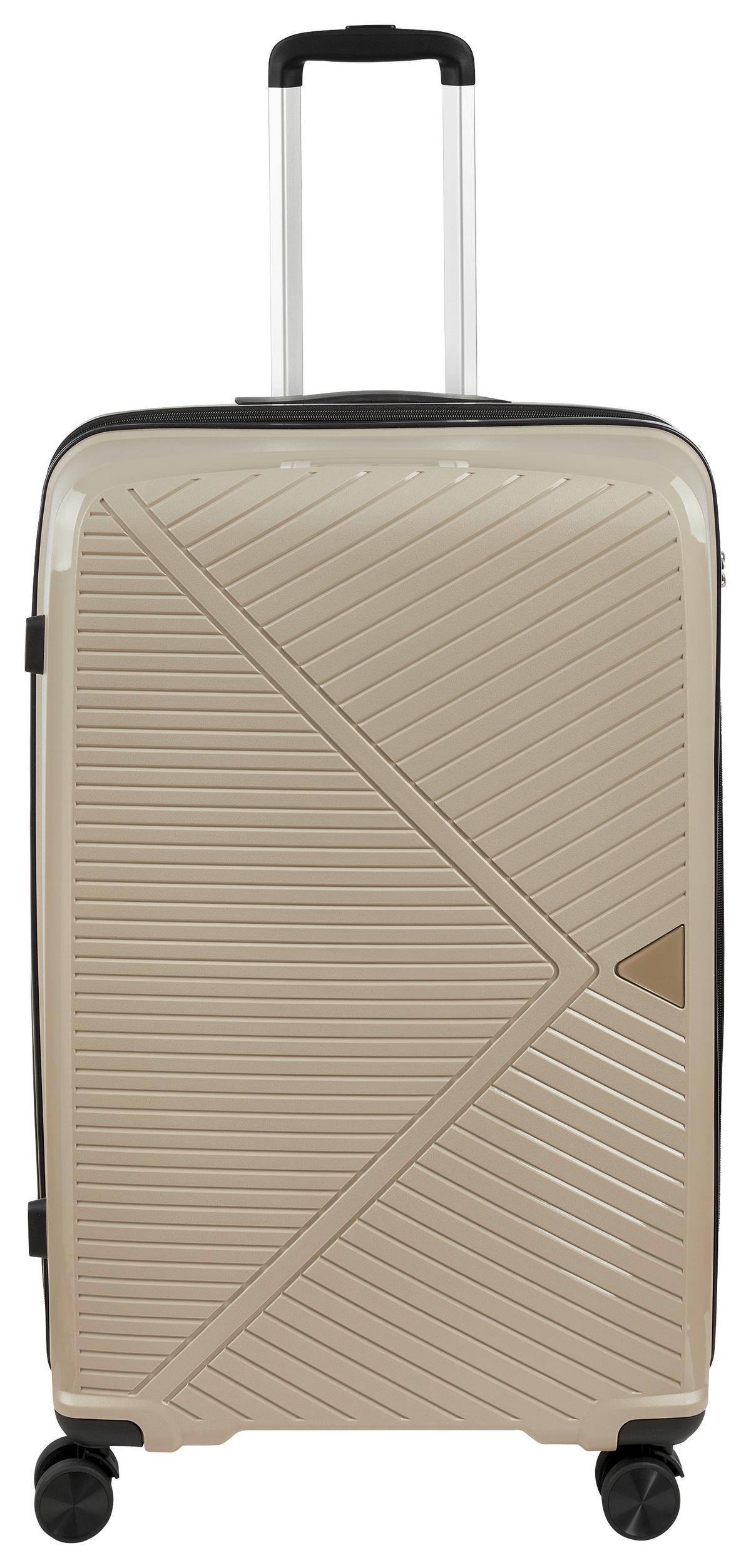 Reisekofferset Capri Grau - Grau, KONVENTIONELL, Kunststoff/Textil - Mömax