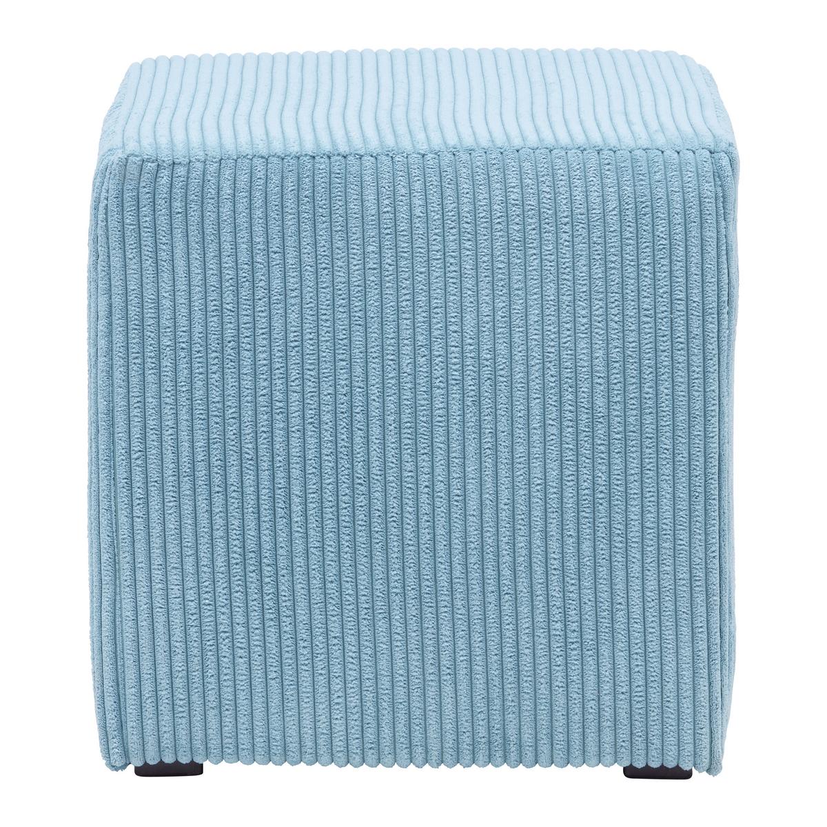 Hocker Bali Cord in Petrol - Petrol, MODERN, Textil (45/42/45cm) - Based