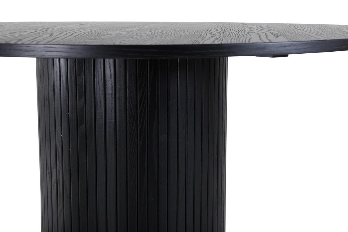 ESSTISCH BIANCA - Schwarz, Design, Holzwerkstoff (110/110/75cm) - Livetastic