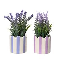 Biljka Umjetna Lavy Ø/v: 7x18cm - ljubičasta, Basics, plastika (7/18cm)