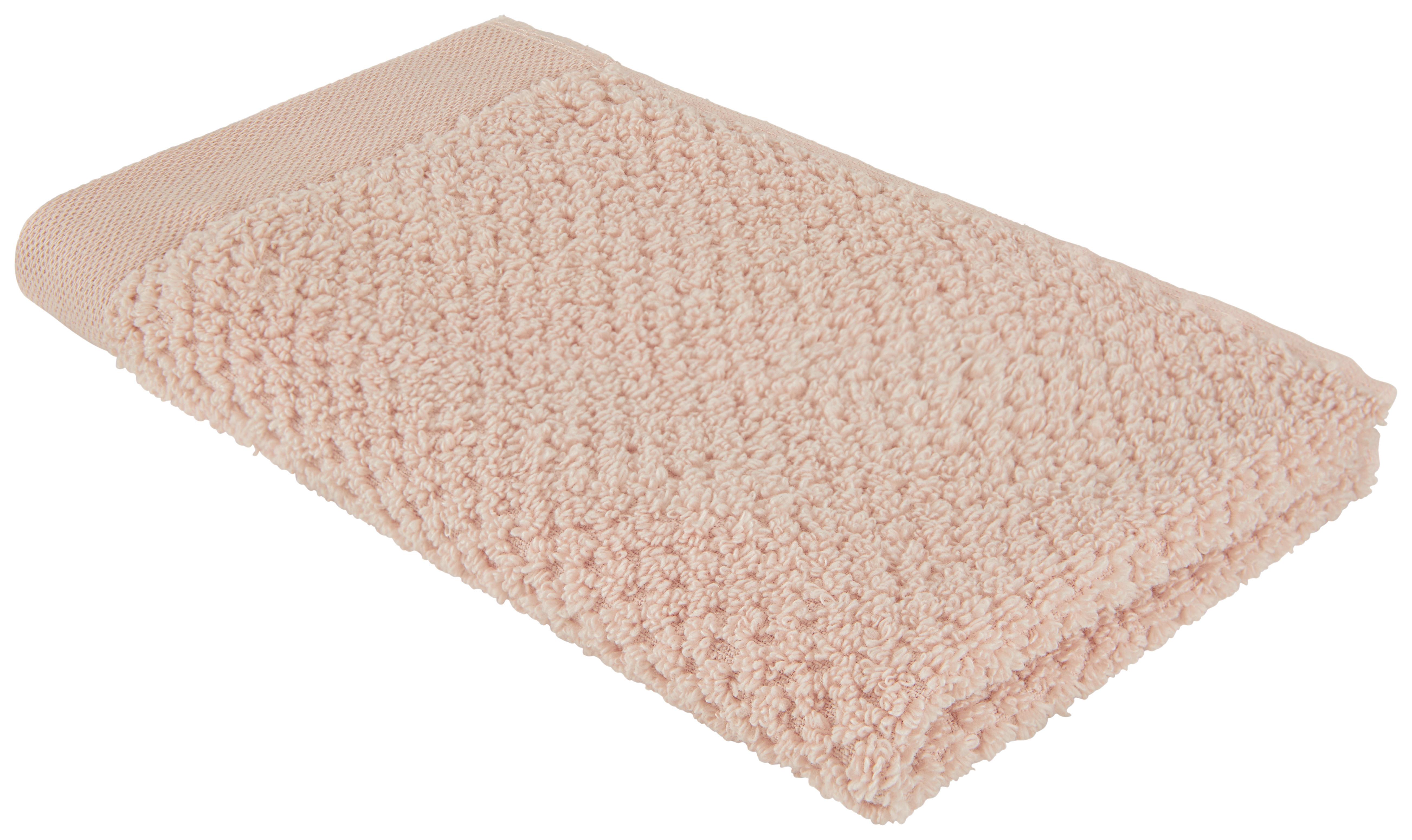 Vendégtörölköző Luise 30/50cm - rózsaszín, Konventionell, textil (30/50cm) - Modern Living