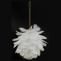 Decorațiune de agățat Feather ball - Basics (15/15/15cm)