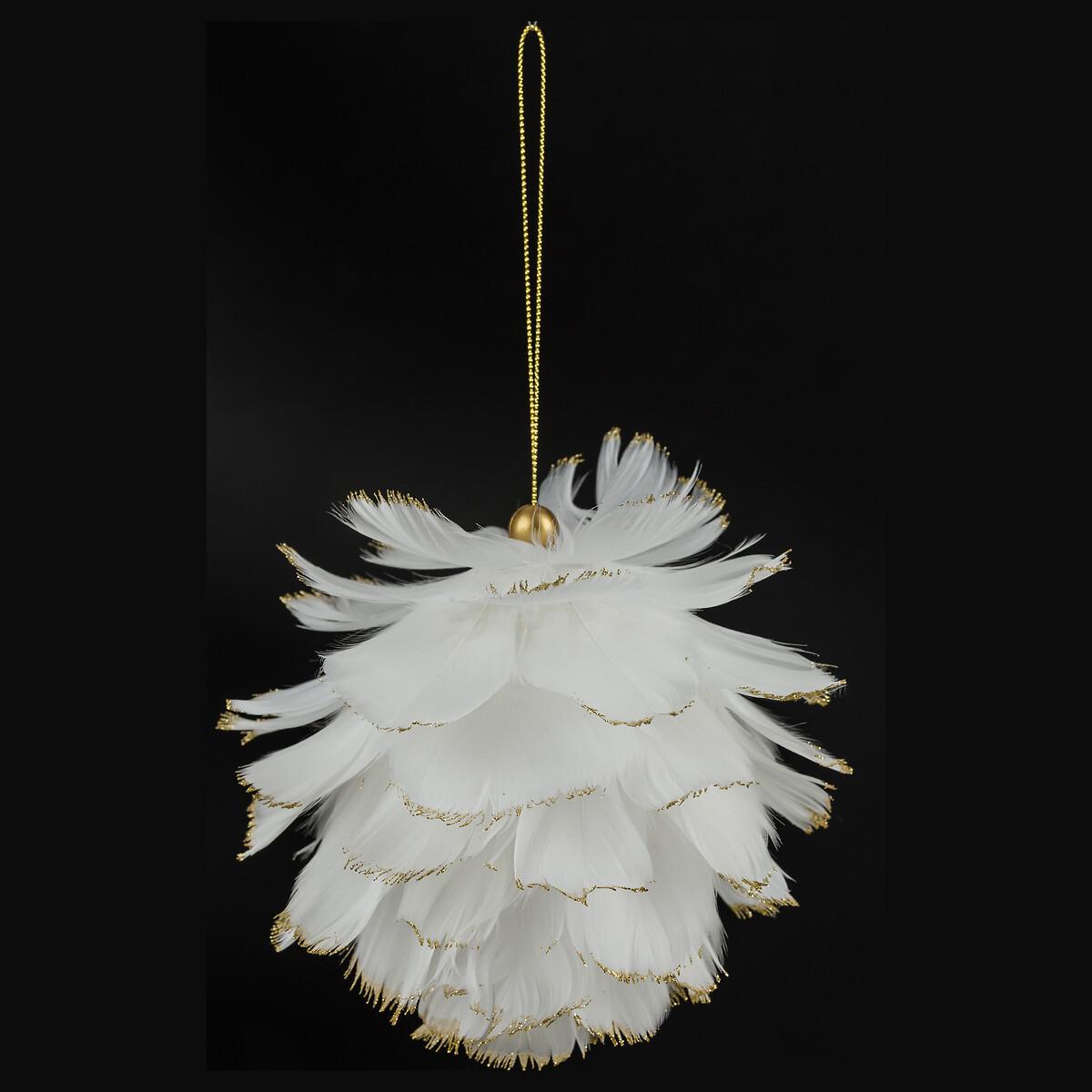 Decorațiune de agățat Feather ball - Basics (15/15/15cm)