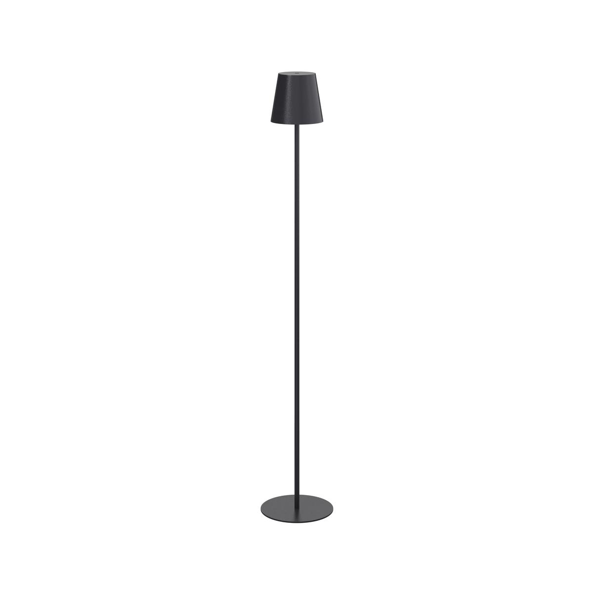 AKUMULATOROWA LAMPA STOJĄCA FORT LAUDERDALE *SBN* - czarny, Konventionell, tworzywo sztuczne/metal (22/130cm) - Novel