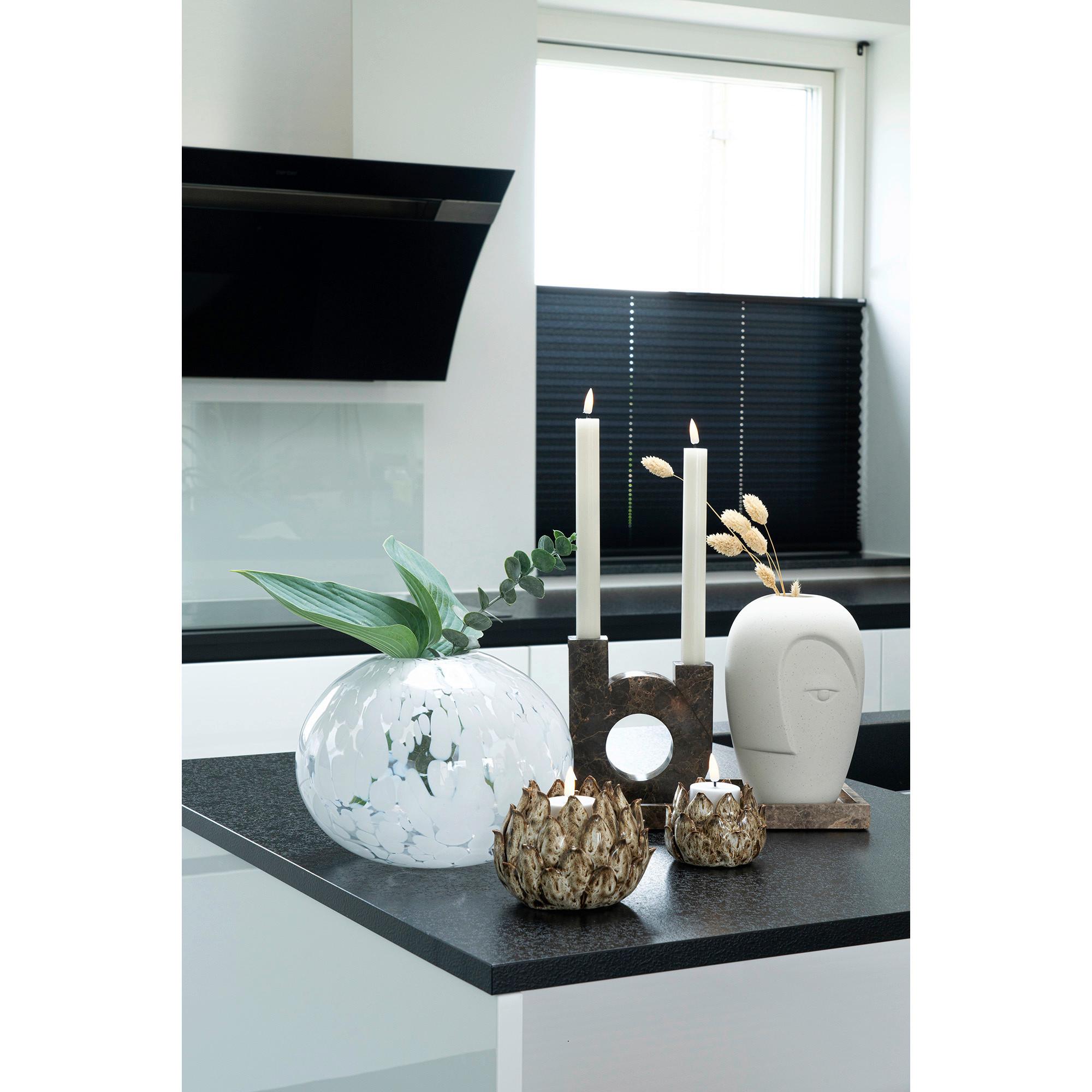 Vase Sandfarben - Sandfarben, Basics, Keramik (12,5/19,5/13cm)