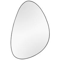 Oglindă de perete IDA - negru, Modern, sticlă/metal (40/60cm) - Modern Living