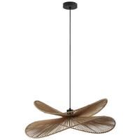 Függőlámpa Bli - barna/fekete, Modern, fém/papír (60/120cm) - Mömax