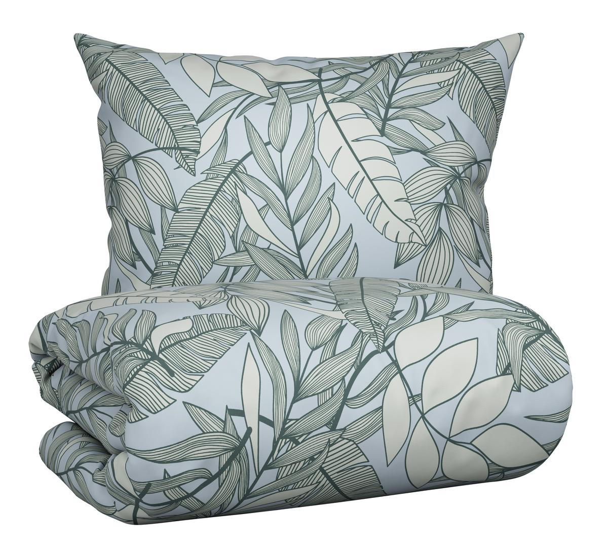 linge de lit Porto ca. 160x210cm - Blau, Modern, Textil (160/210cm) - Premium Living