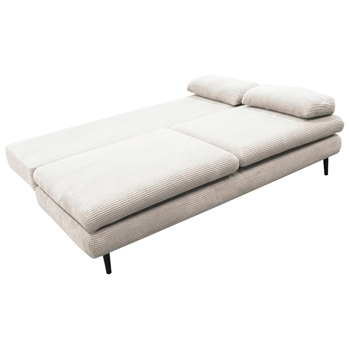 Canapea extensibila FIORE - bej, Design, textil (202/85/99cm) - Modern Living