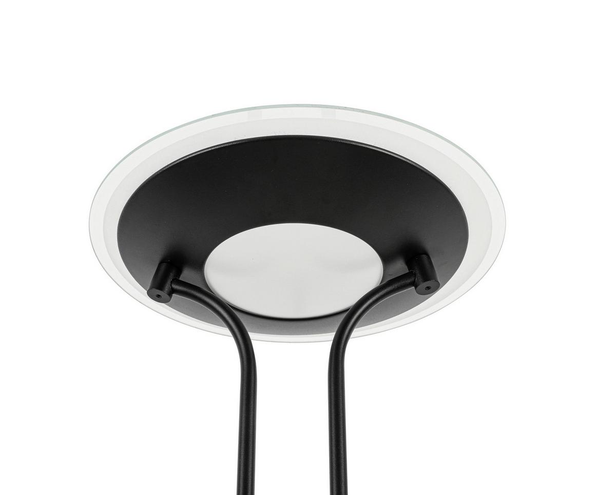 Lampadar cu LED JIRT - negru, Modern, plastic/sticlă (30/180cm) - Modern Living