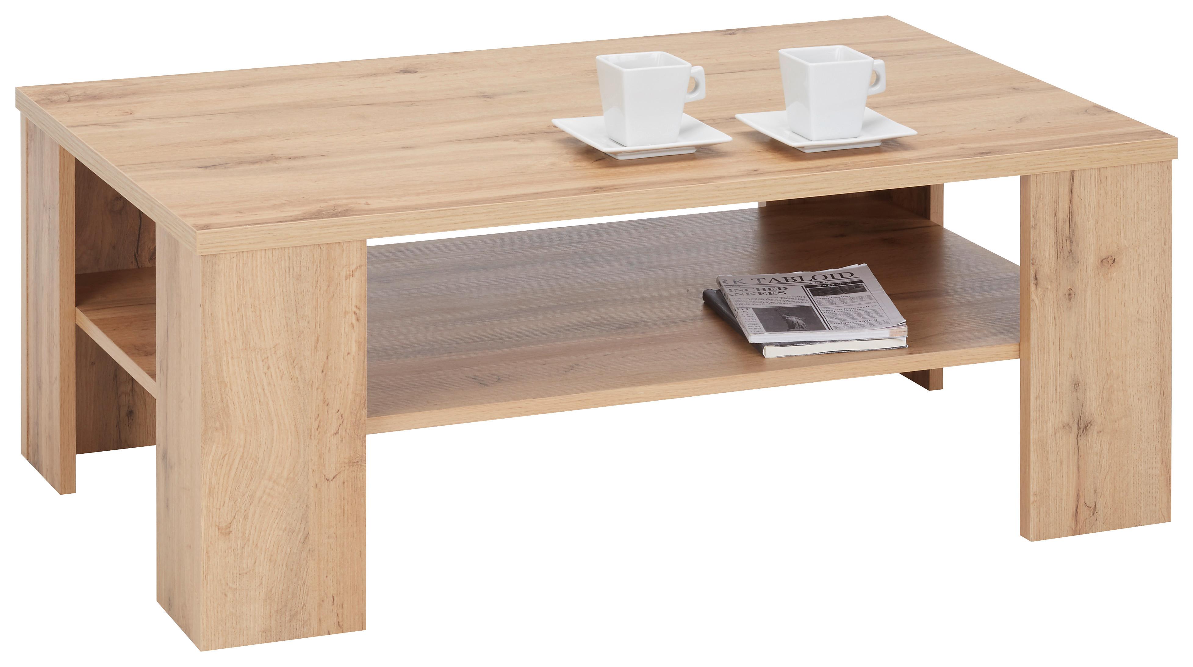 Couchtisch in Eichefarben - Eichefarben, KONVENTIONELL, Holzwerkstoff (100/63/39cm) - Mömax