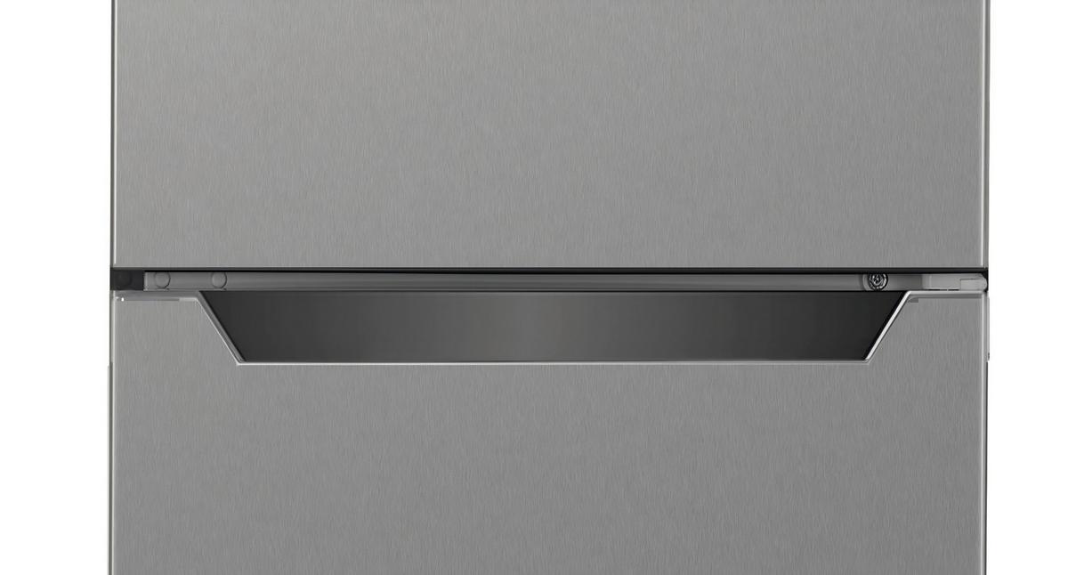 Kühl-Gefrier-Kombination Respekta Gotland Silber - Silberfarben, Basics, Glas/Kunststoff (54/176/55cm) - Respekta