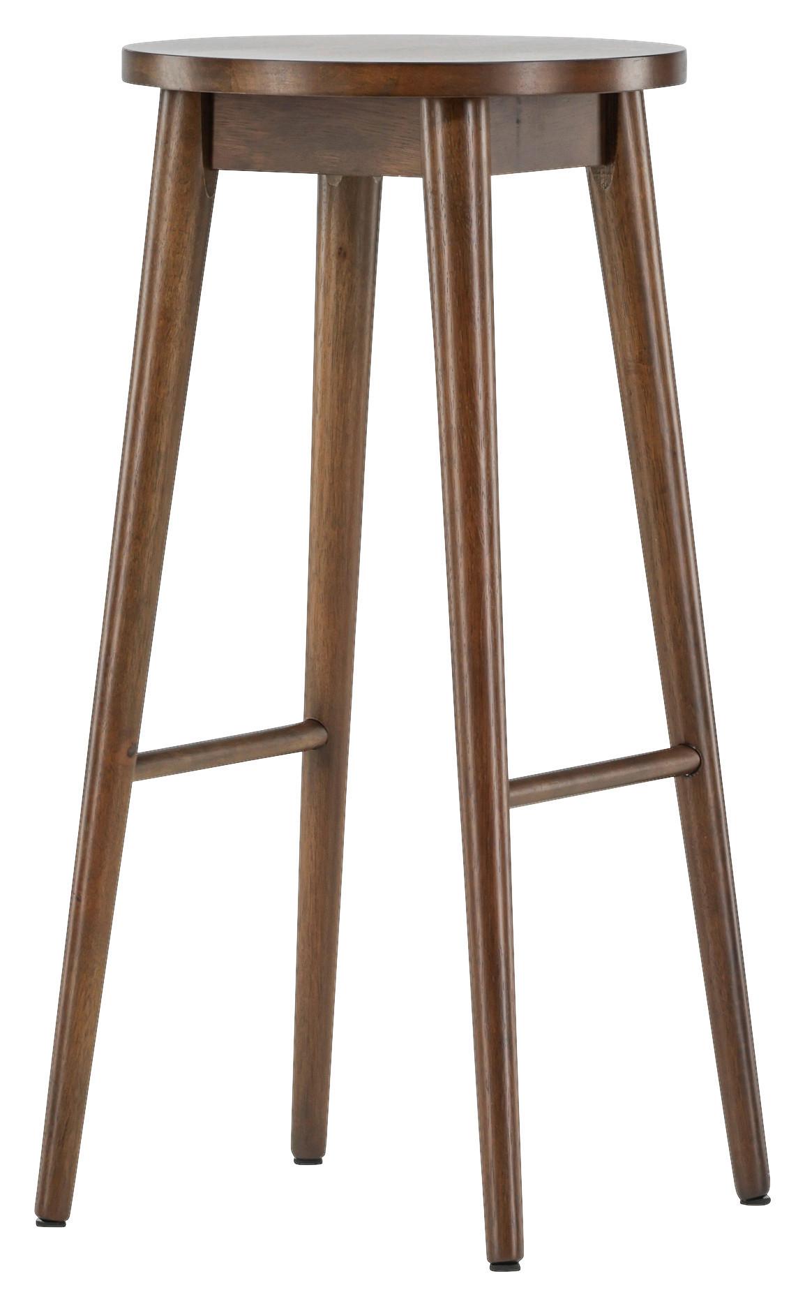 BARHOCKER-SET MOLLÖSAND - Braun, Design, Holz (36/75/36cm) - Livetastic