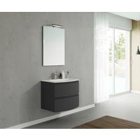 Element Ispod Umivaonika Armonia - bijela/crna, Moderno, drvni materijal/prirodni materijali (70/56/49cm)